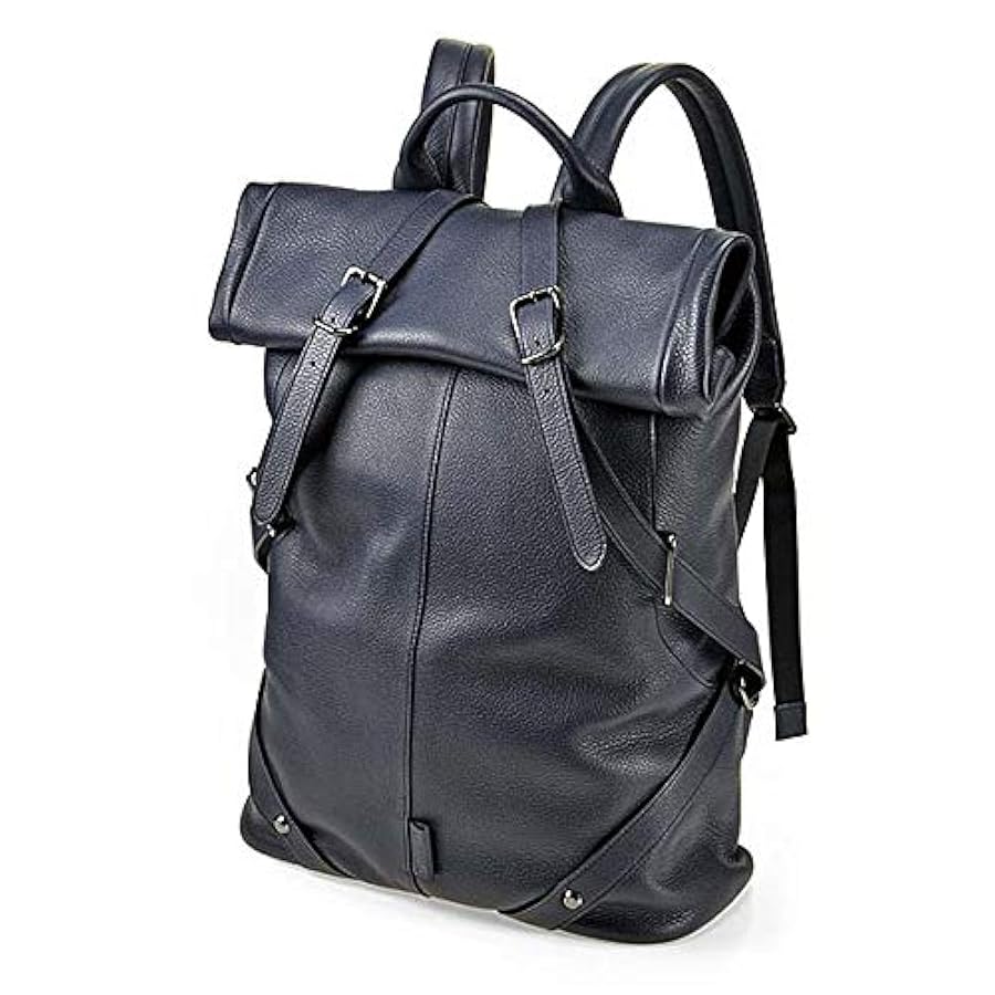 Amazon.co.jp: [Unofuku] オールレザーリュックサック ロール